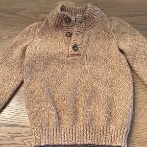 Carter's Tan  Sweater with Button Accents